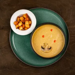Крем суп грибной