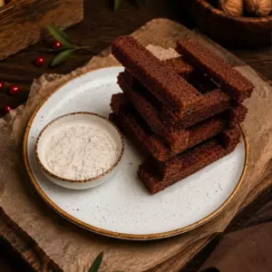 Гренки с соусом тар тар